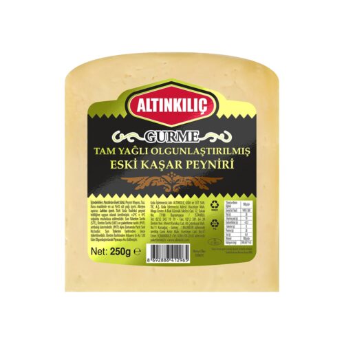 Gourmet Aged Kashar Cheese Altinkilic 250 gr (8.82oz)