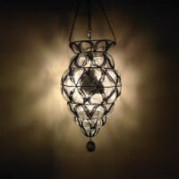 Handmade Ottoman Big Filigree Ceiling Lamp