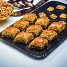 Homemade Baklava with Walnut Hafiz Mustafa
