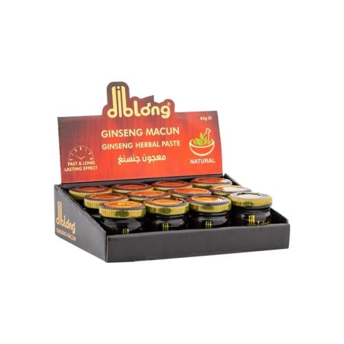 Diblong Ginseng Herbal Paste with Honey in Box 43 gr (1.51oz) x12 Pieces