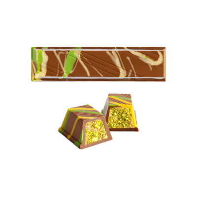 Dubaco Dubai Chocolate Bar with Pistachio Cream and Kadayif Filling 35g (1.23oz)--
