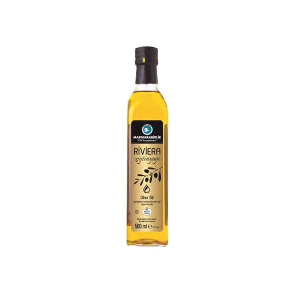 Marmarabirlik Riviera Natural Virgin Olive Oil Glass Bottle - 500 ml