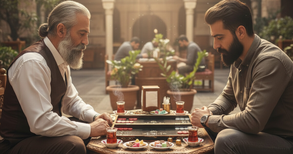 Traditional Turkish Backgammon, A History of Strategy and Fun